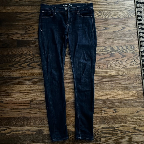 Express Mid Rise Skinny Jeans - Picture 1 of 3